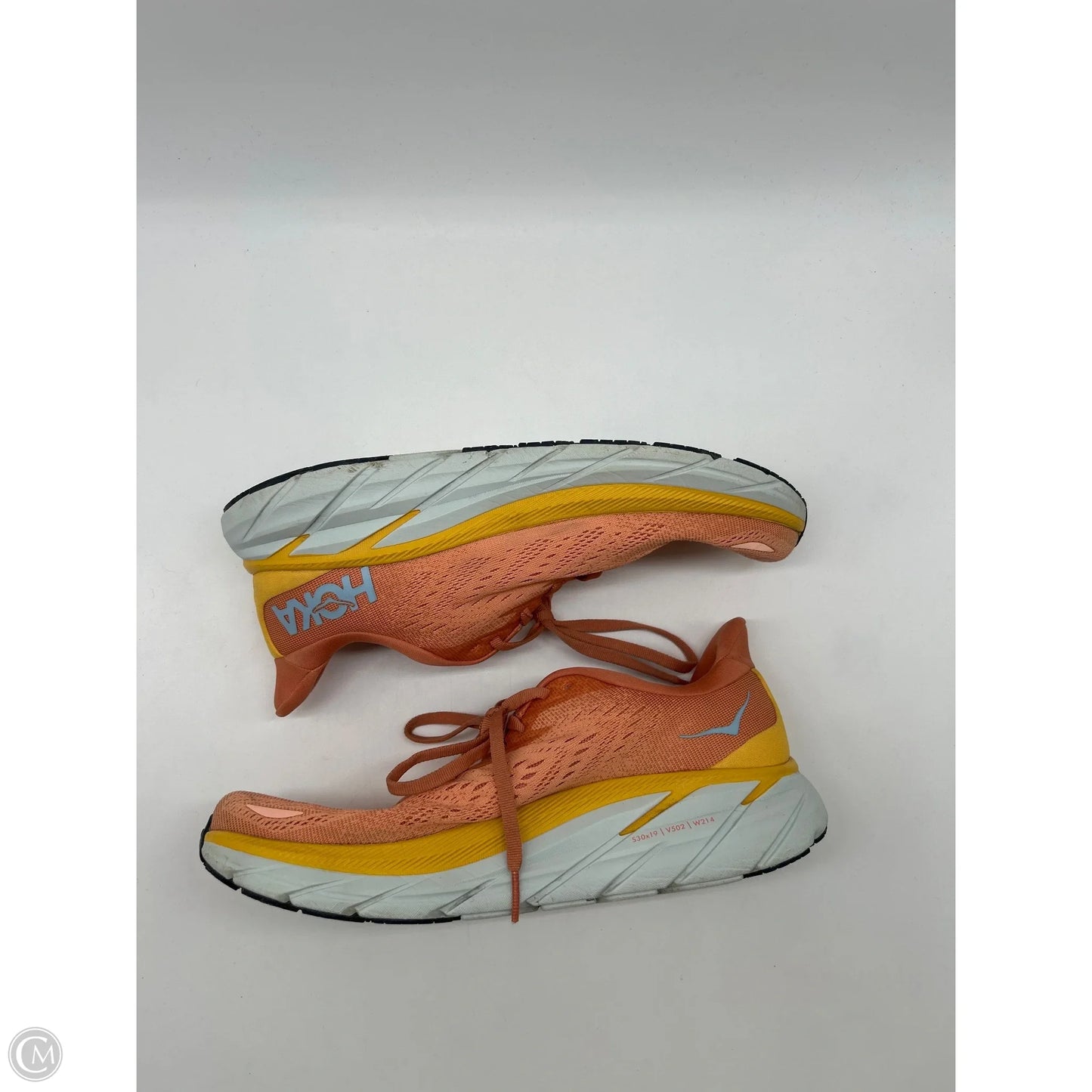 Shoes Athletic By Hoka In Orange, Size: 9