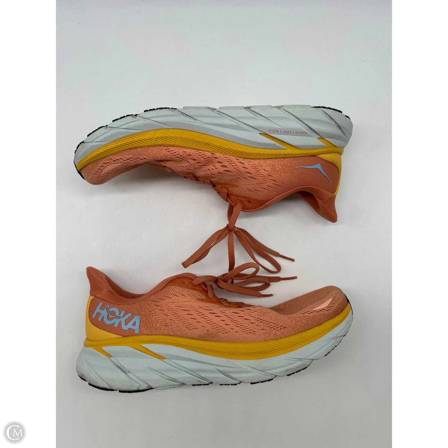 Shoes Athletic By Hoka In Orange, Size: 9