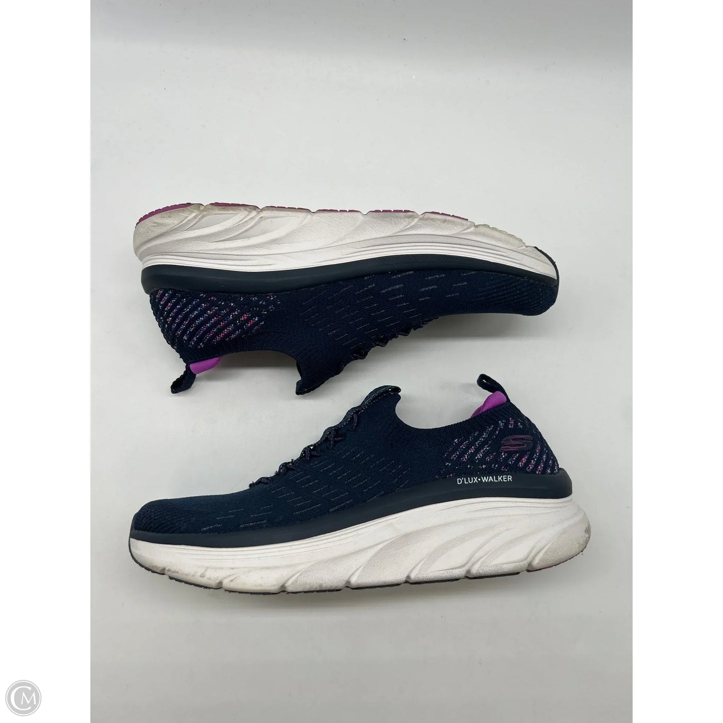 Shoes Athletic By Skechers In Blue, Size: 7.5