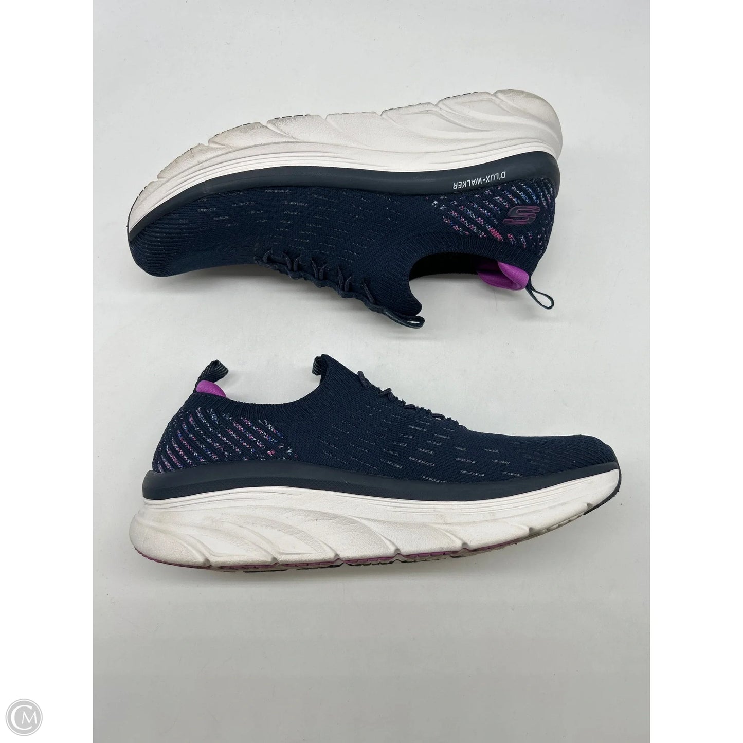 Shoes Athletic By Skechers In Blue, Size: 7.5