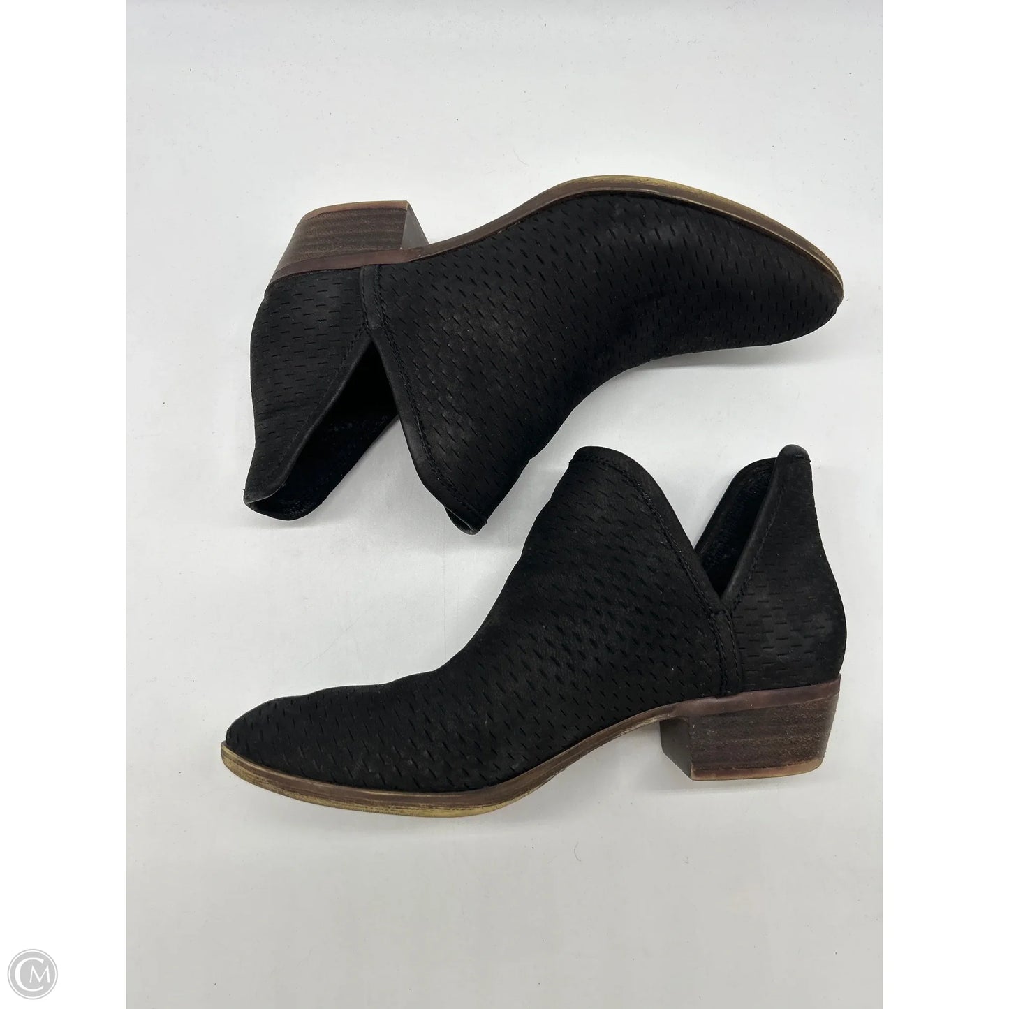 Boots Ankle Heels By Lucky Brand In Black, Size: 7.5