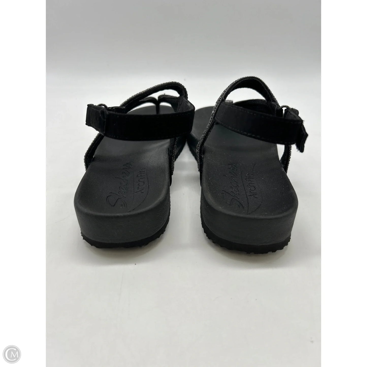 Sandals Flip Flops By Skechers In Black, Size: 7