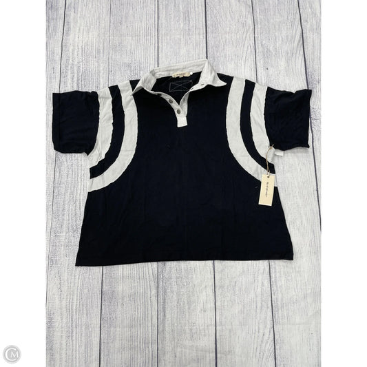 Top Short Sleeve By Clothes Mentor In Black, Size: Xl