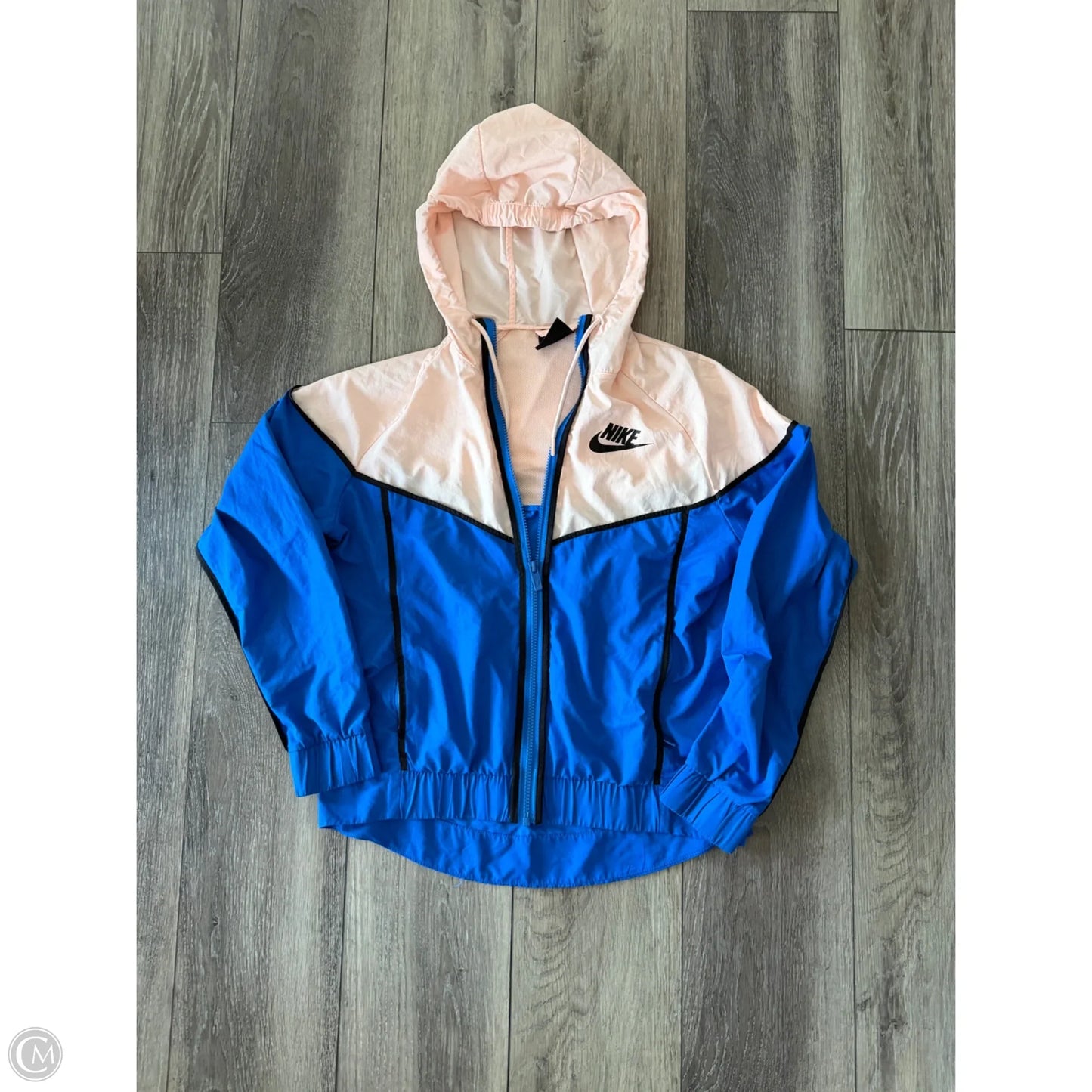 Jacket Other By Nike In Blue & Pink, Size: S