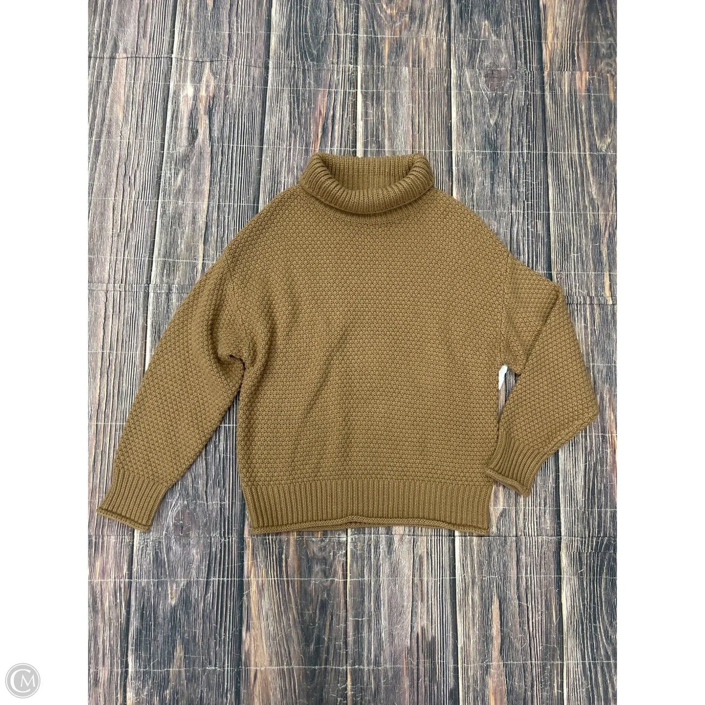 Sweater By Clothes Mentor In Brown, Size: L