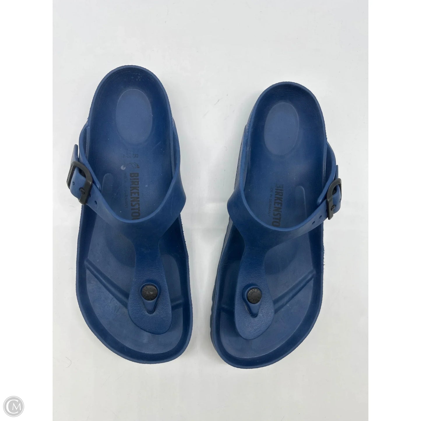 Sandals Flip Flops By Birkenstock In Blue, Size: 7