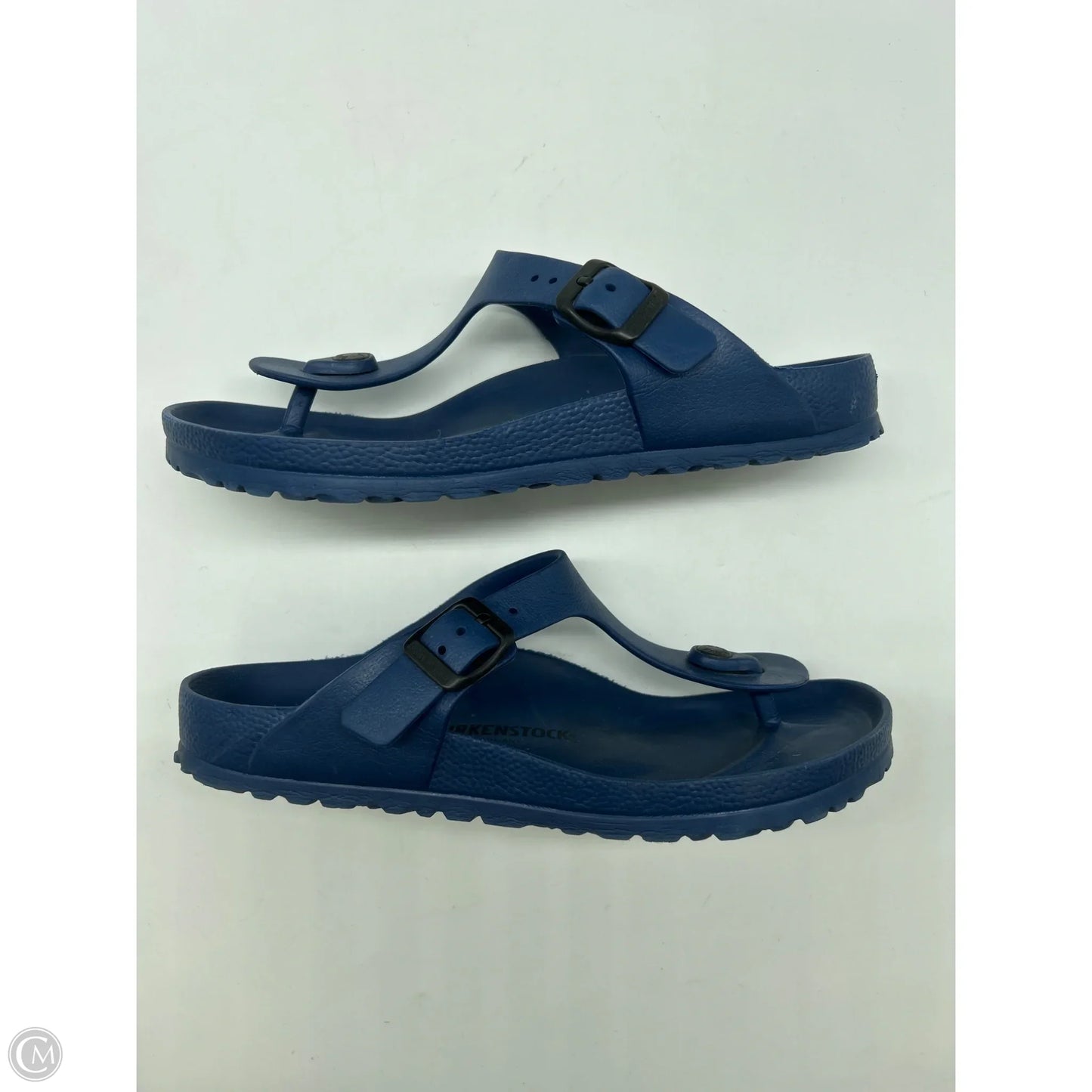 Sandals Flip Flops By Birkenstock In Blue, Size: 7