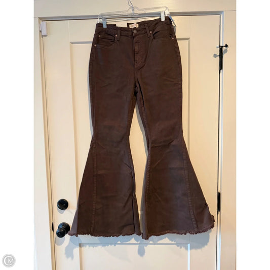 Jeans Flared By Shyanne In Brown, Size: 12