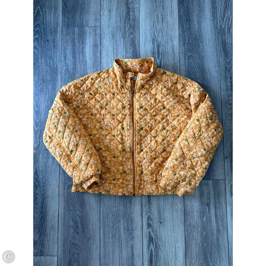 Jacket Puffer & Quilted By Sonoma In Yellow, Size: M