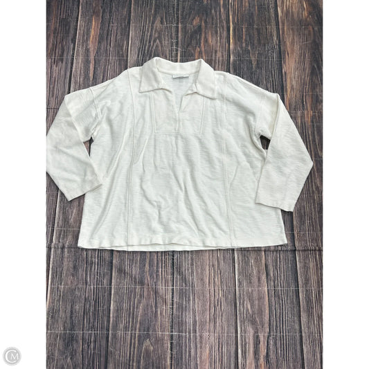 Sweatshirt Collar By Pure Jill In White, Size: Xl