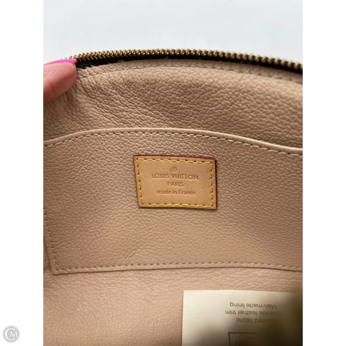 Makeup Bag Luxury Designer By Louis Vuitton, Size: Small