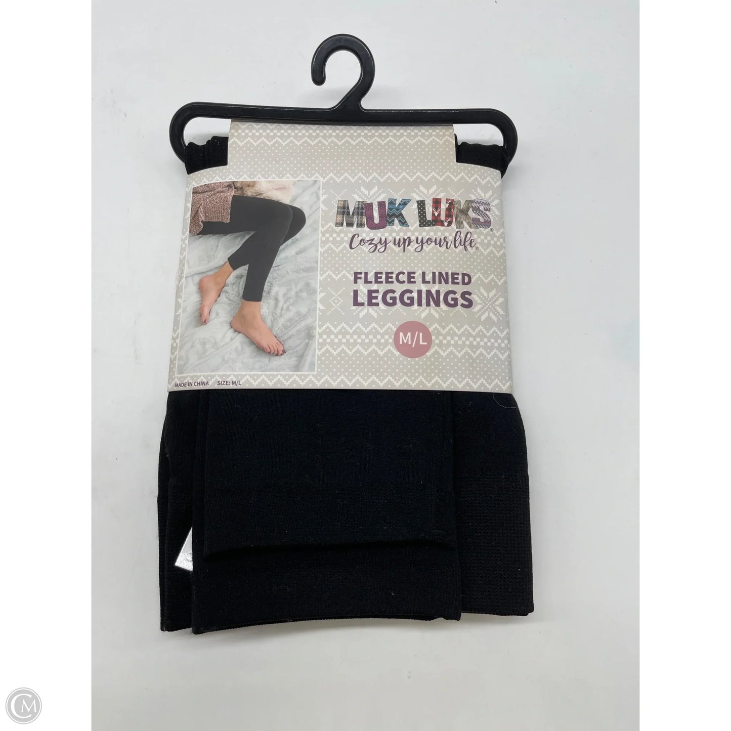 Pants Leggings By Muk Luks In Black, Size: M