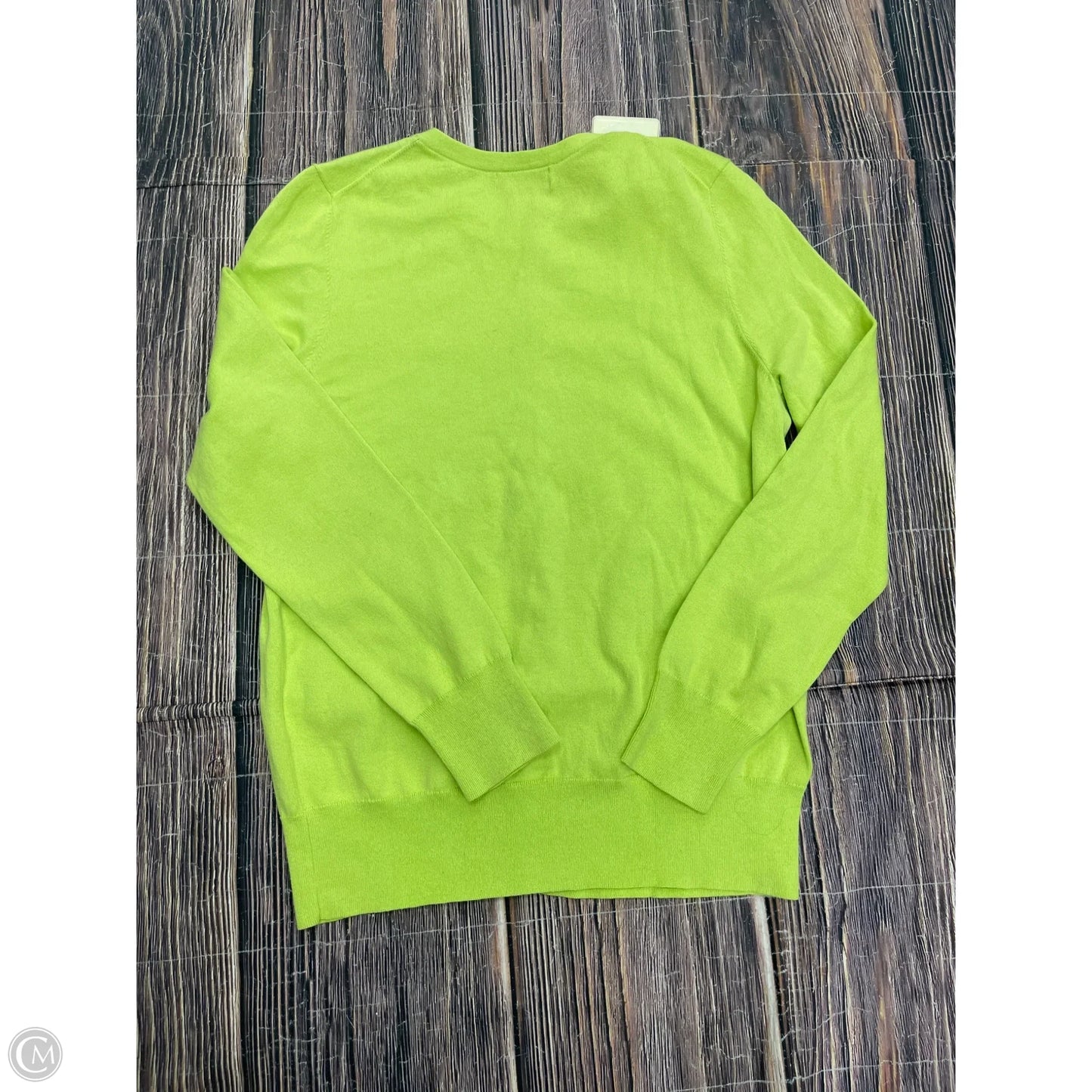 Cardigan By Lands End In Green, Size: M