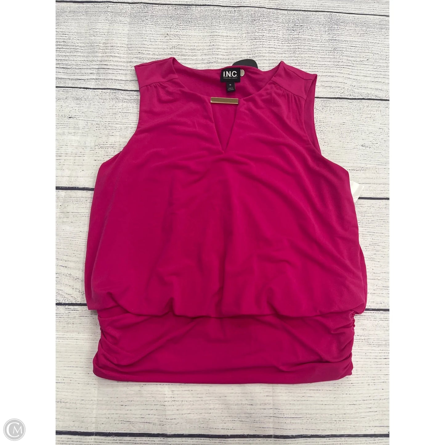 Tank Top By Inc In Pink, Size: M