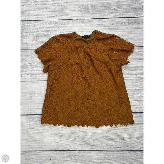 Top Short Sleeve By J. Crew In Yellow, Size: Xs