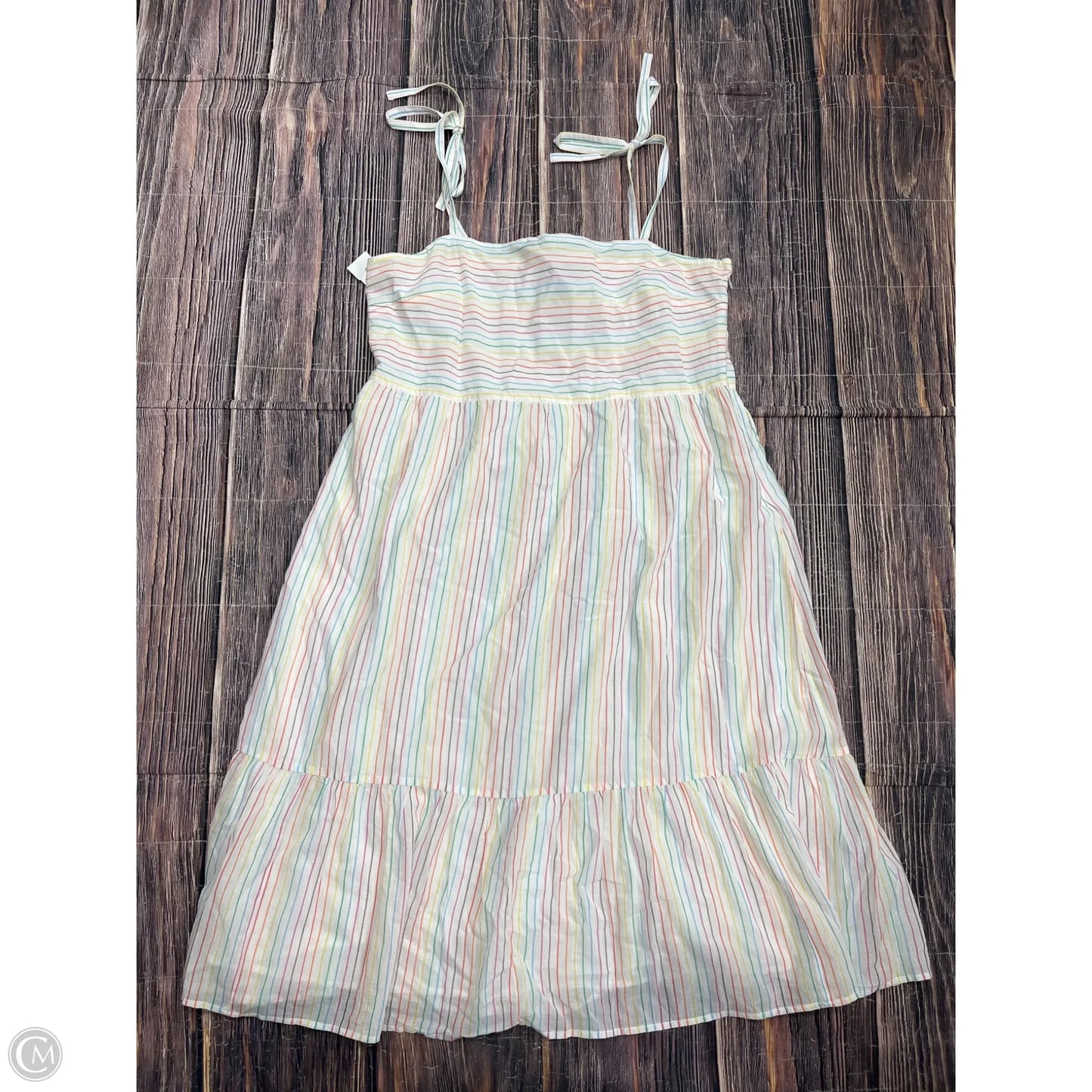 Dress Casual Midi By Gap In White, Size: Xl