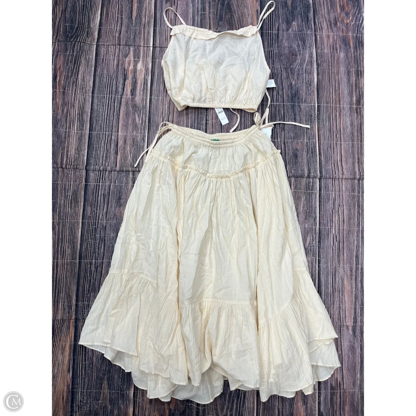 Skirt Set 2pc By J. Crew In Cream, Size: S