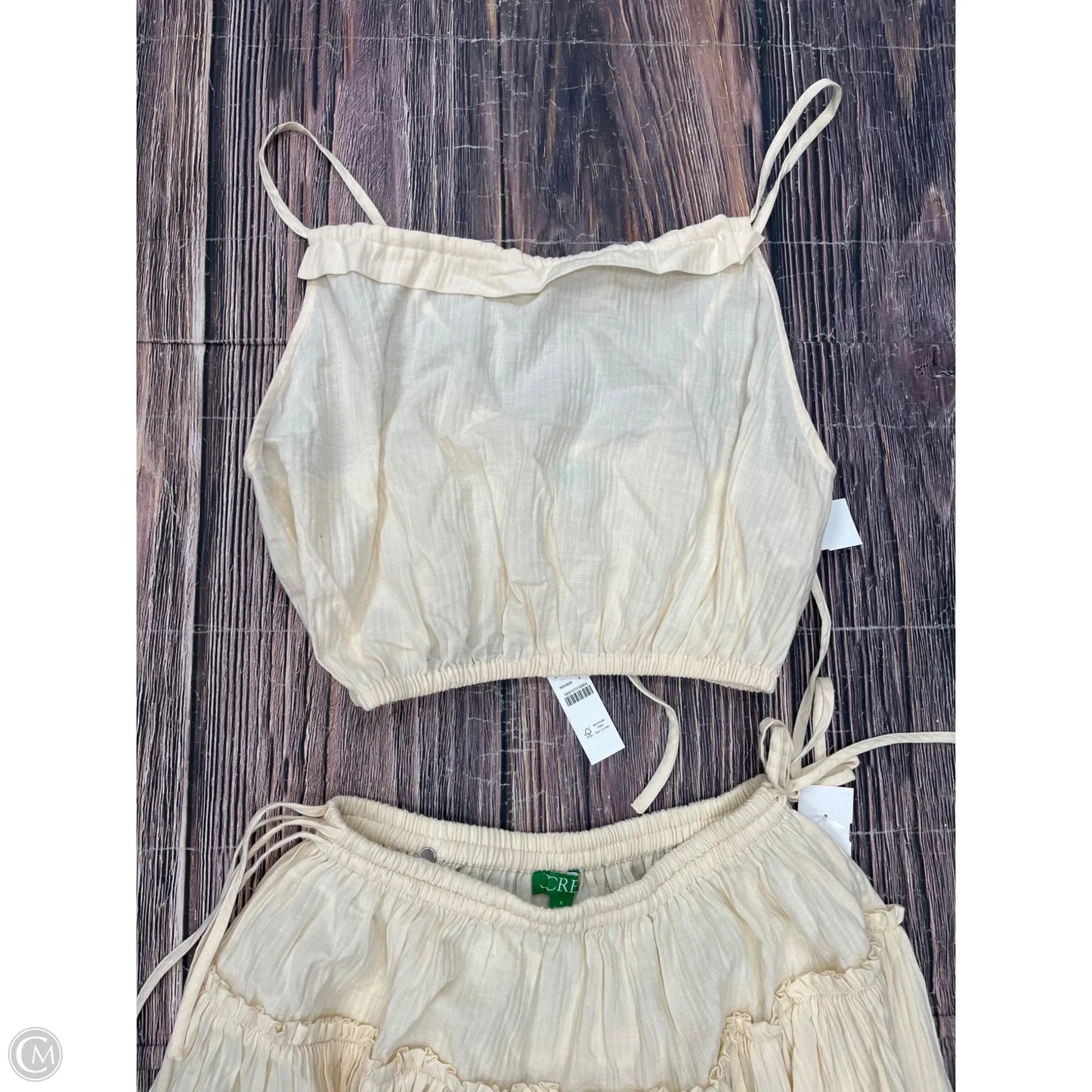 Skirt Set 2pc By J. Crew In Cream, Size: S