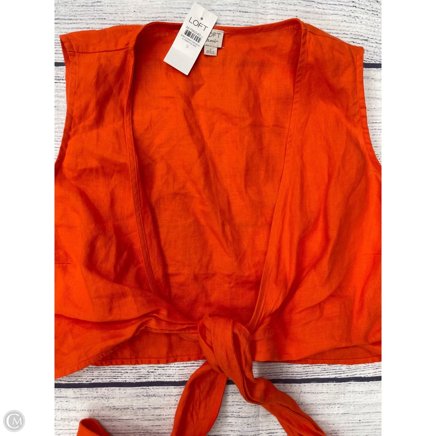 Tank Top By Loft In Orange, Size: S