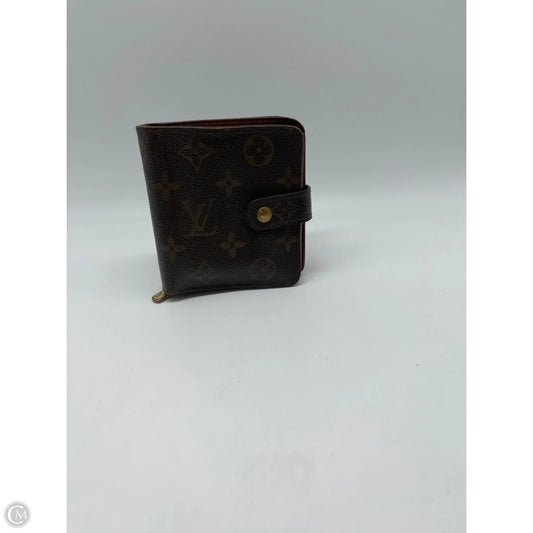 Wallet Luxury Designer By Louis Vuitton, Size: Medium