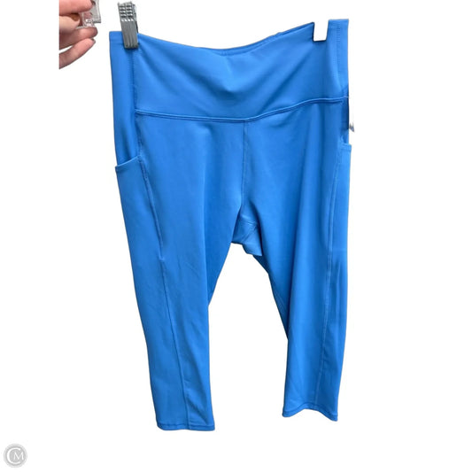 Athletic Leggings By Tek Gear In Blue, Size: M