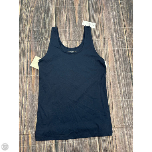 Tank Top By Ann Taylor In Navy, Size: Xs