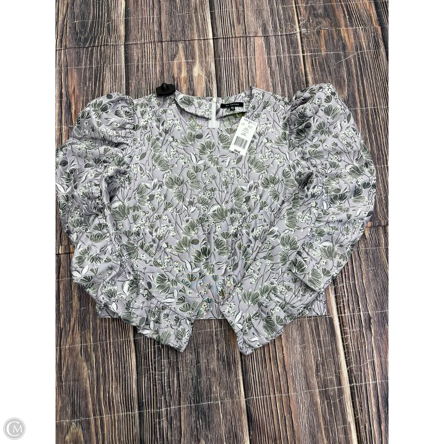 Top Long Sleeve By En Saison In Purple, Size: Xs