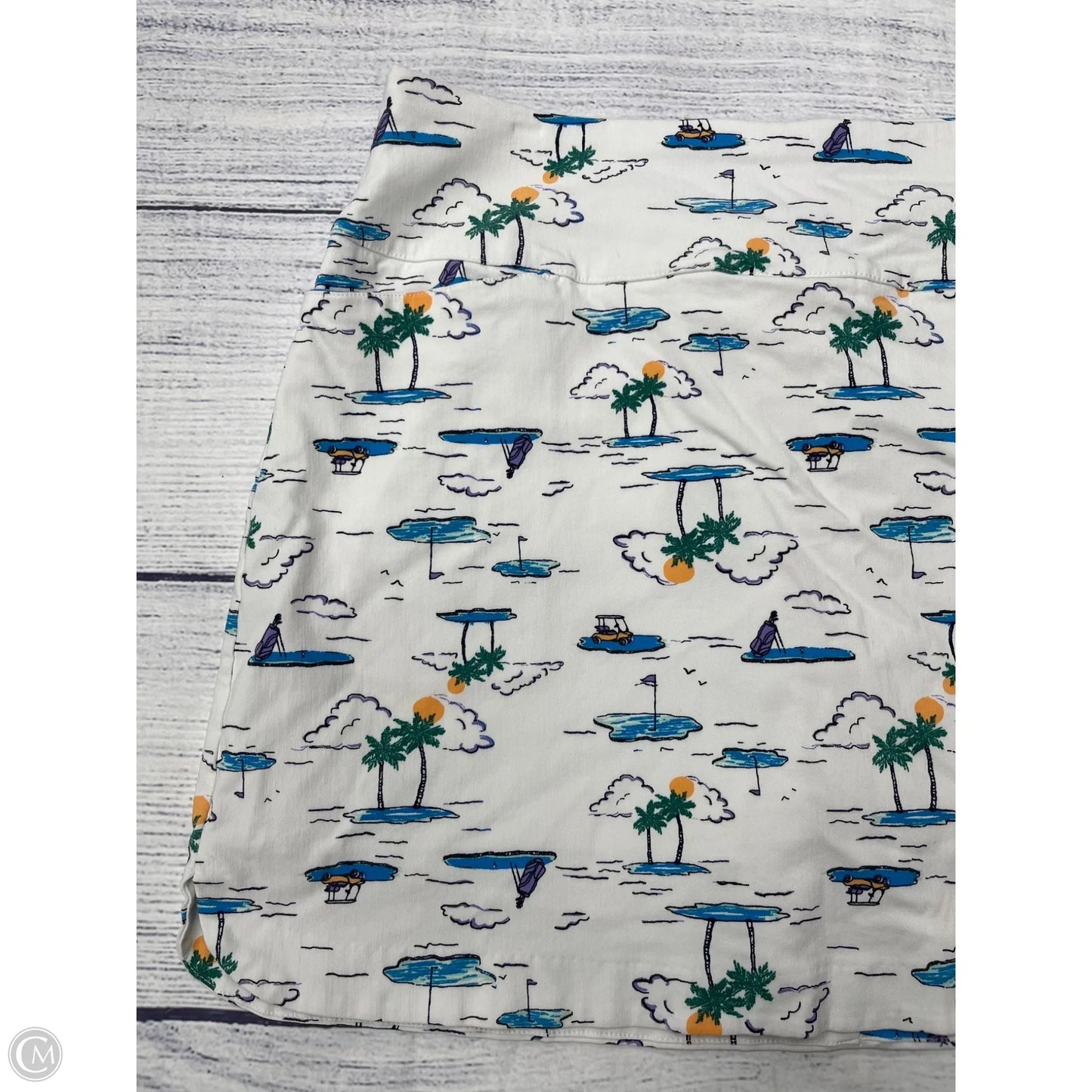 Skort By Lady Hagen In White, Size: Xl