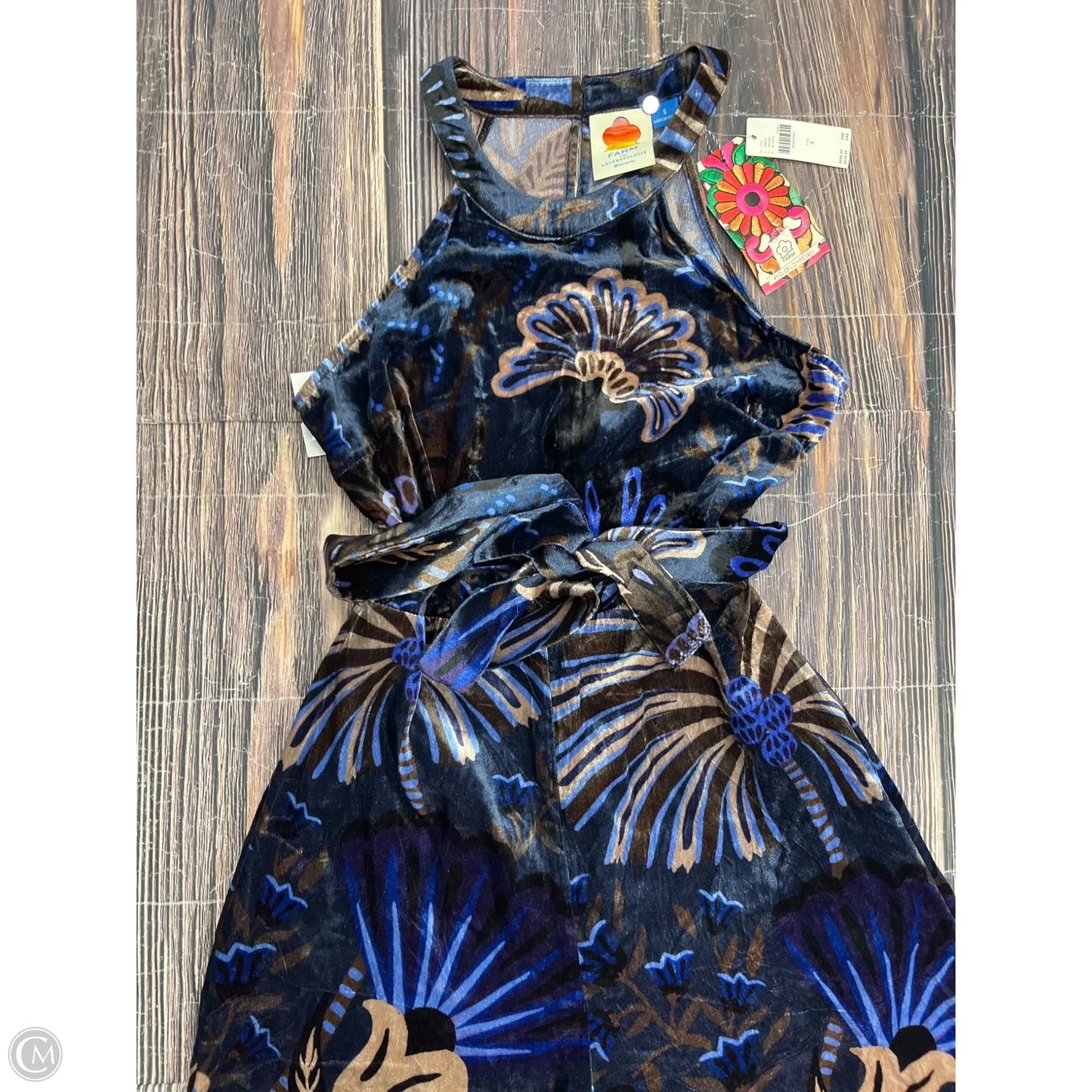 Jumpsuit By Farm Rio In Blue, Size: S