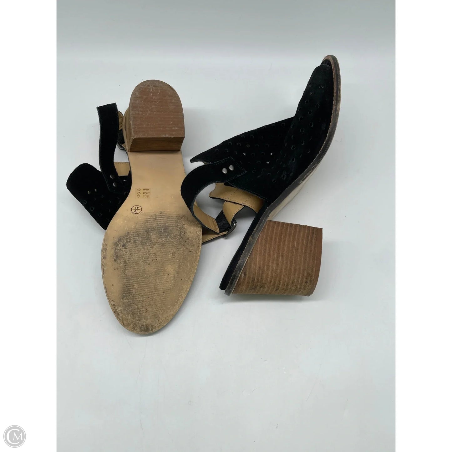 Sandals Heels Block By Chinese Laundry In Black, Size: 10