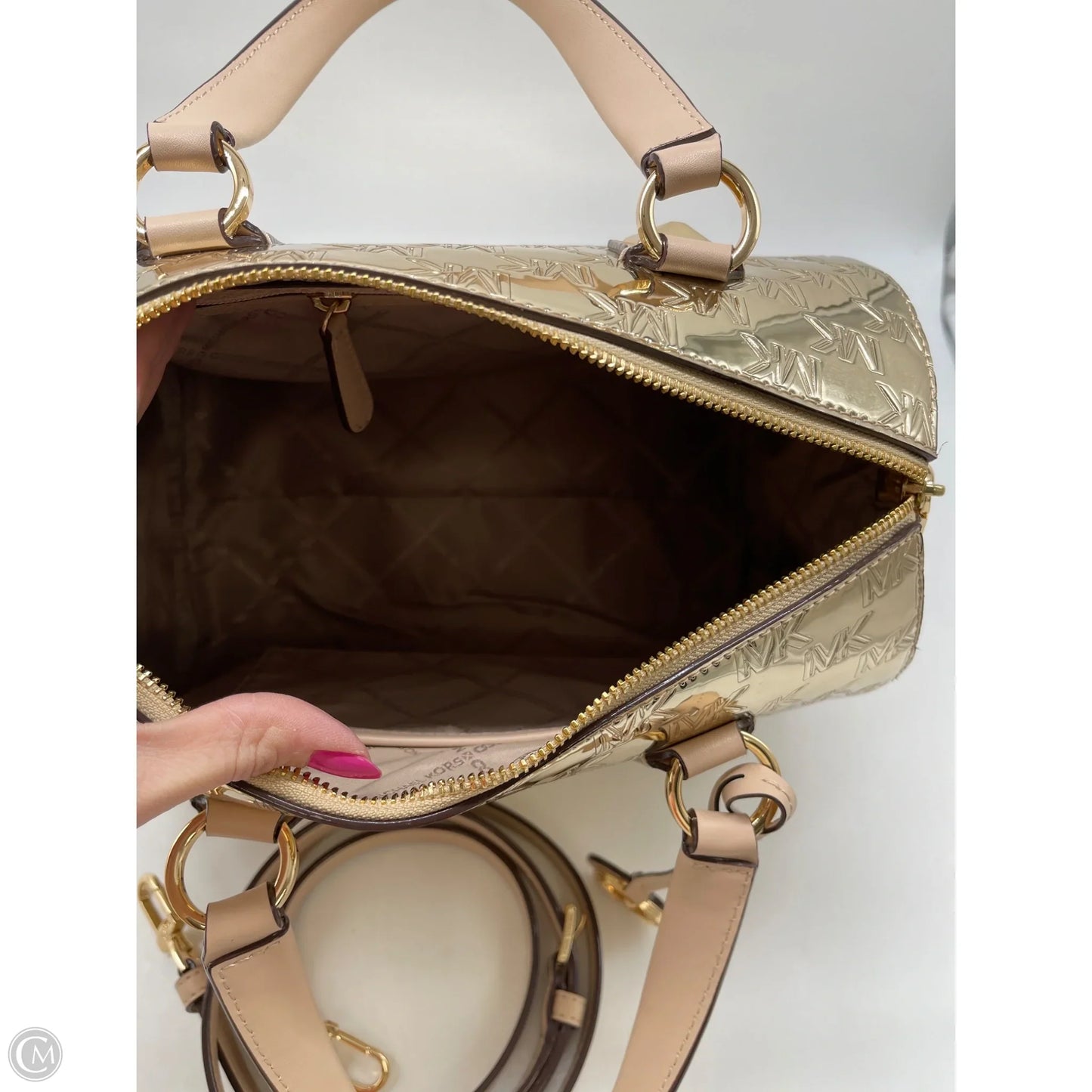 Crossbody Designer By Michael Kors, Size: Medium