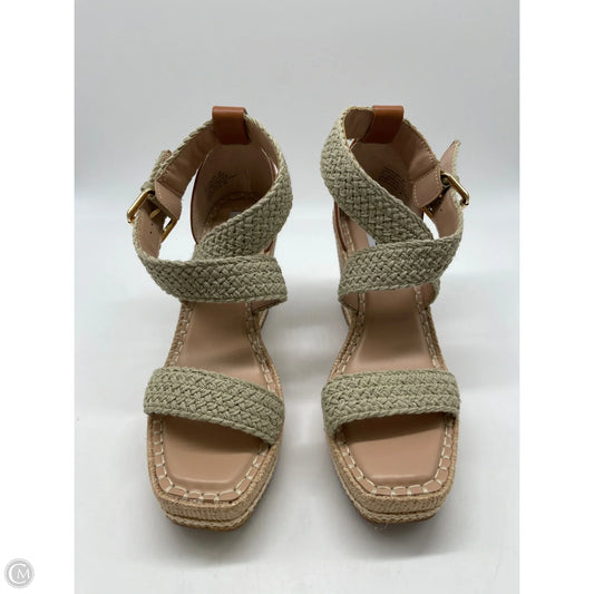 Sandals Heels Wedge By Steve Madden In Green, Size: 9