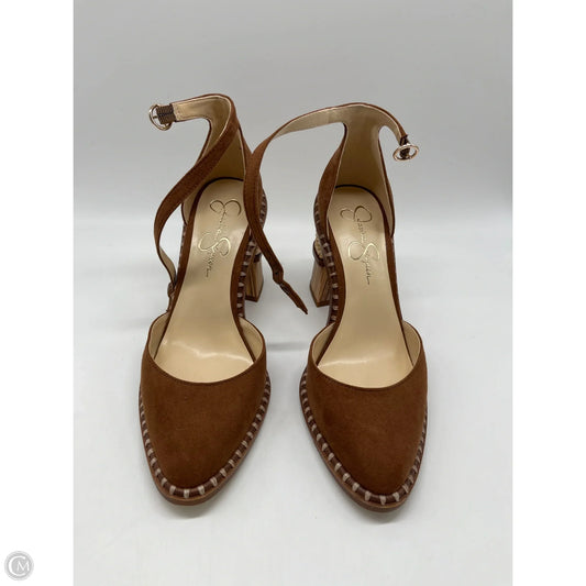 Shoes Heels Block By Jessica Simpson In Brown, Size: 8.5