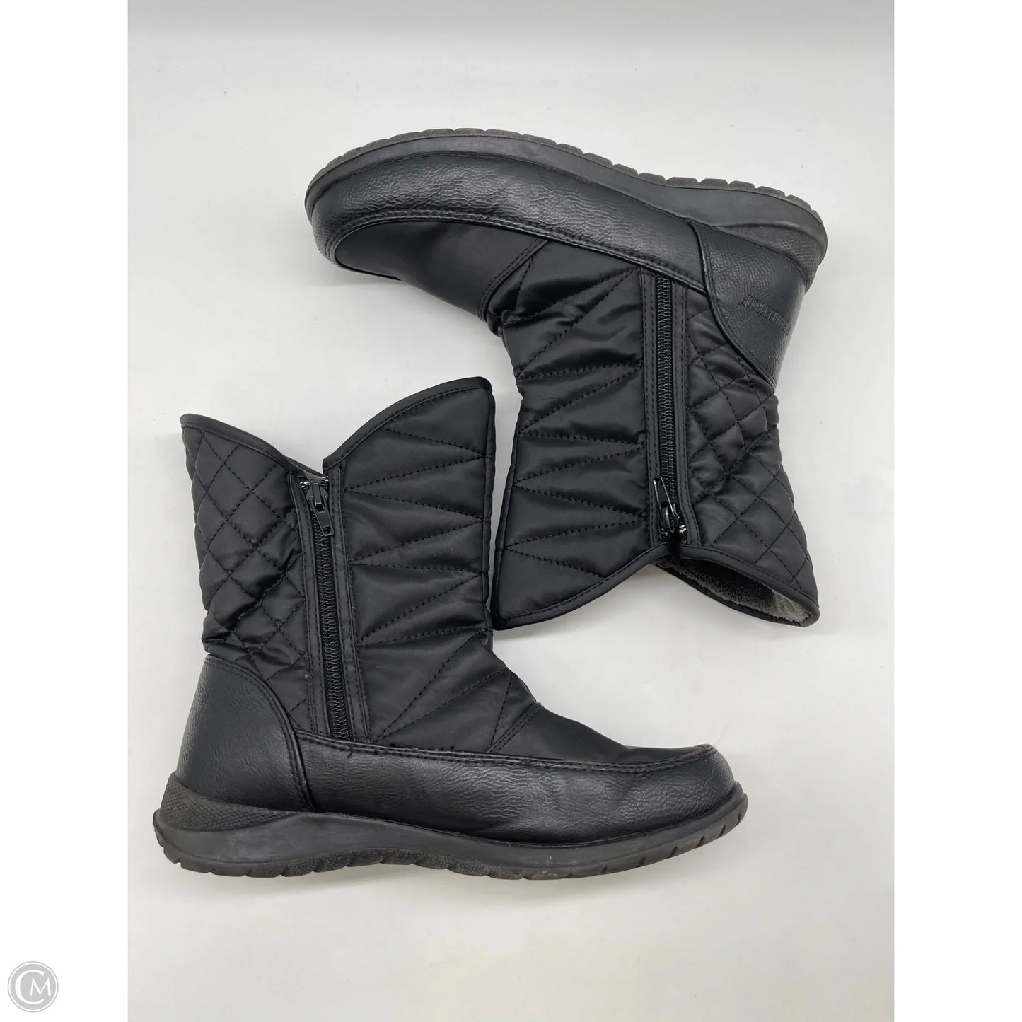 Boots Ankle Flats By Weatherproof In Black, Size: 8.5