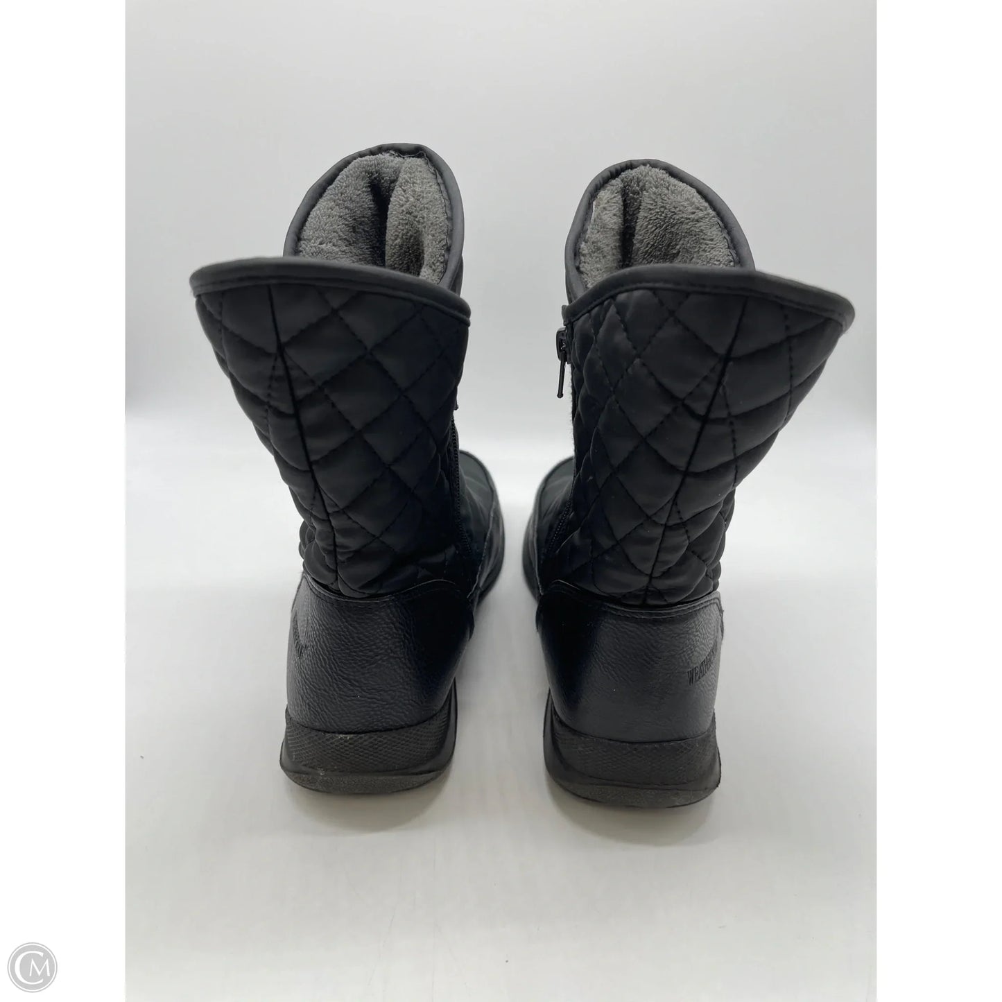 Boots Ankle Flats By Weatherproof In Black, Size: 8.5