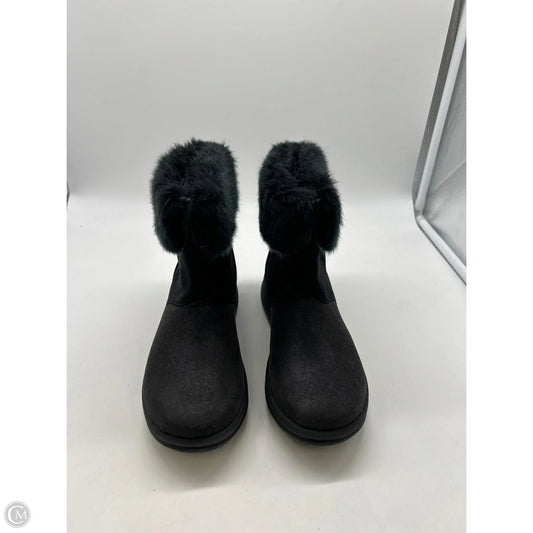 Boots Ankle Flats By Clarks In Black, Size: 7