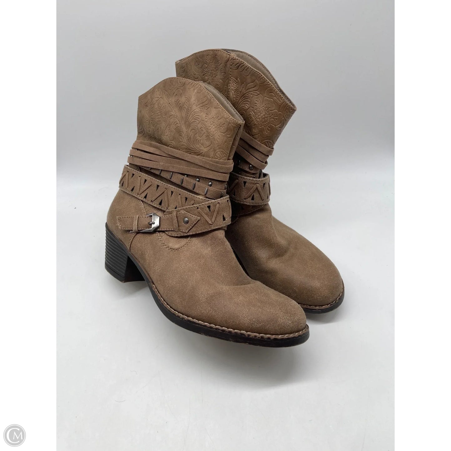 Boots Western By Sugar In Brown, Size: 10