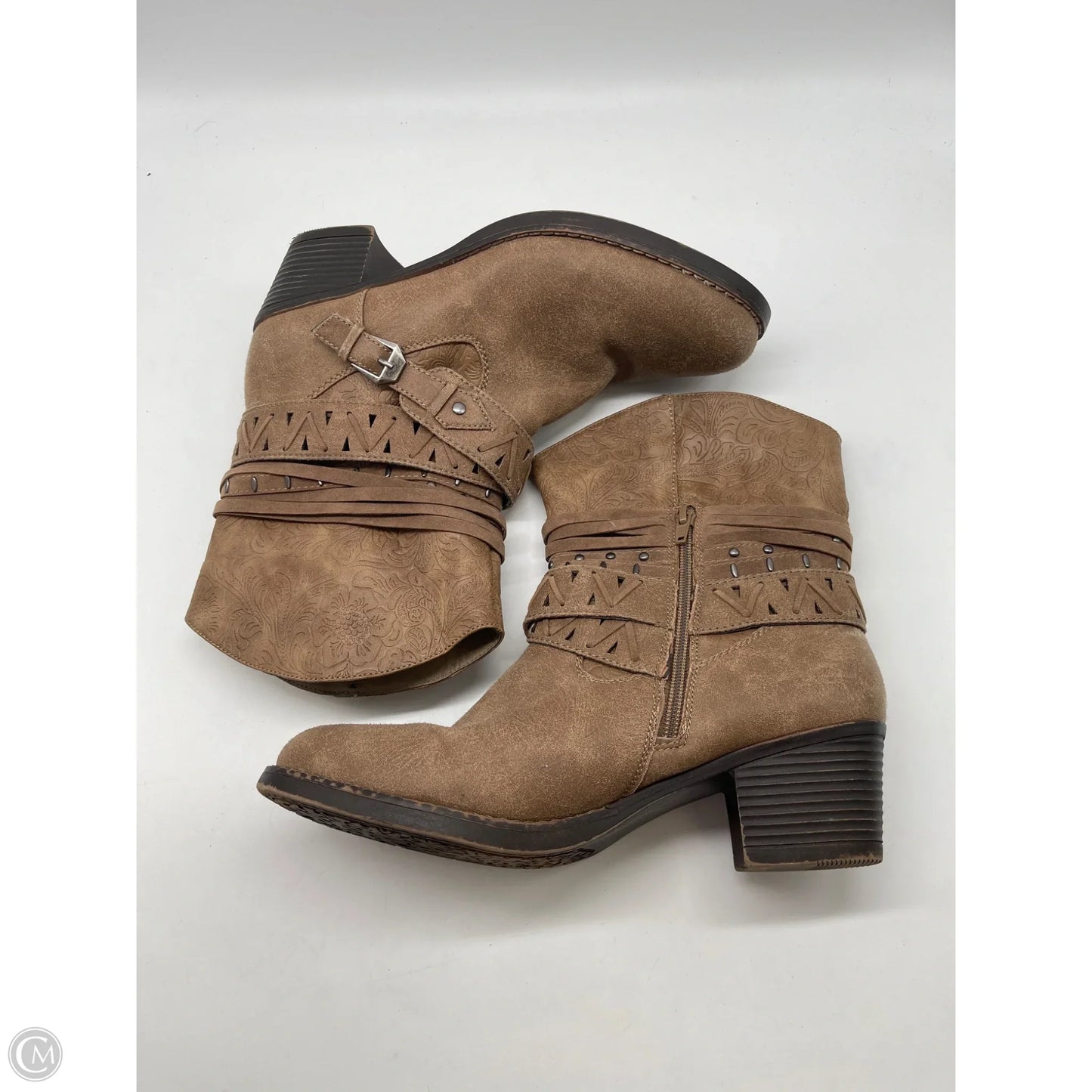 Boots Western By Sugar In Brown, Size: 10