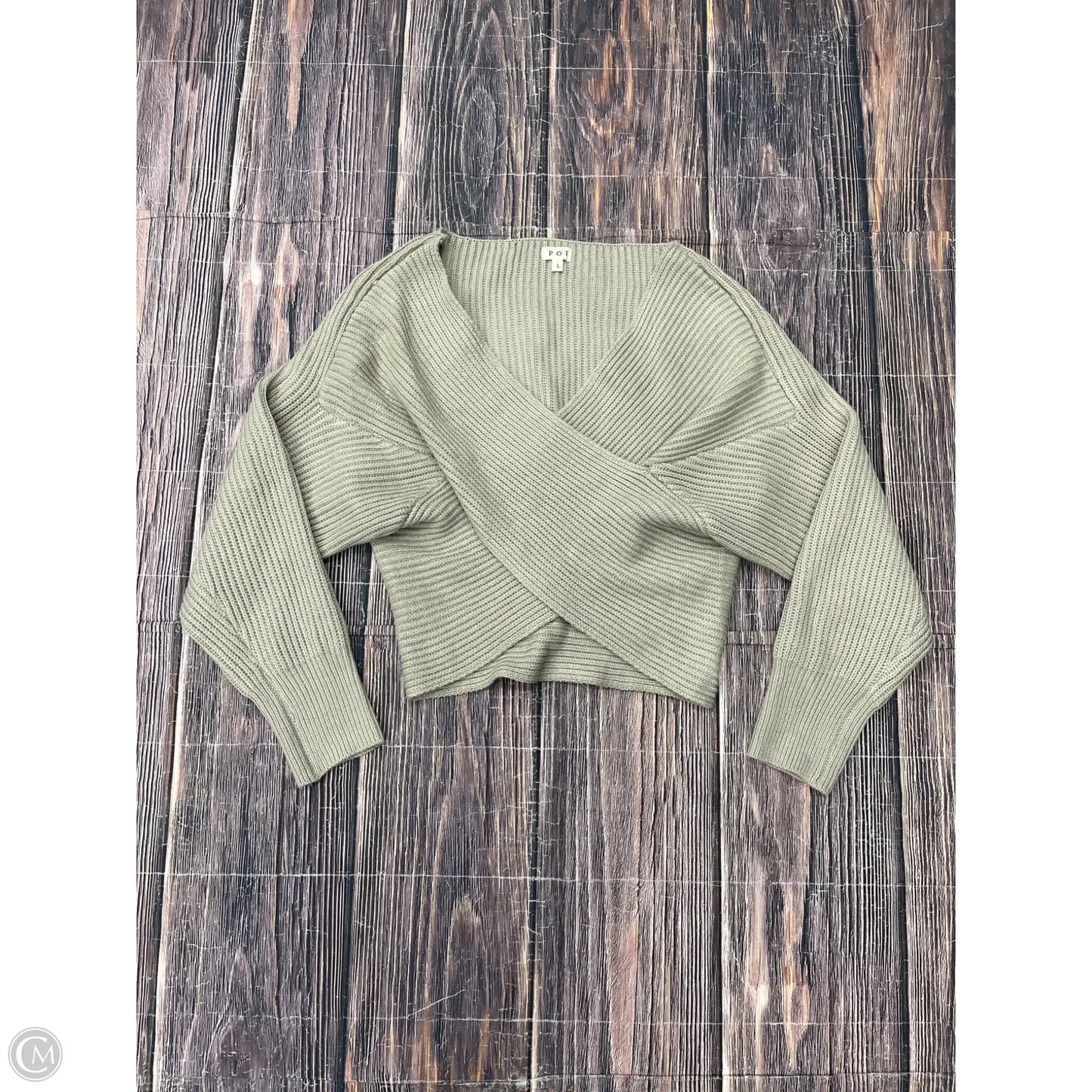 Sweater By Pol In Tan, Size: L