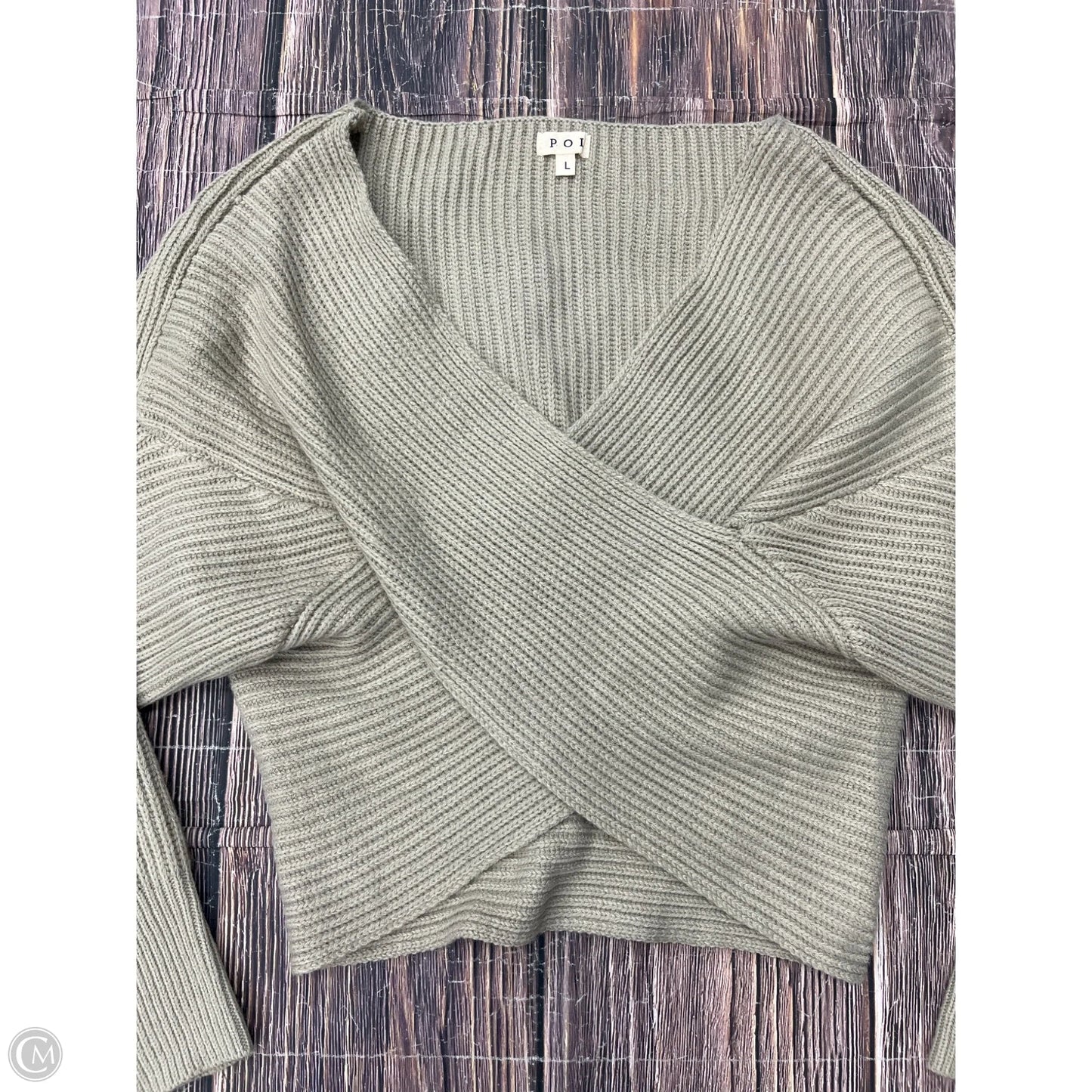 Sweater By Pol In Tan, Size: L
