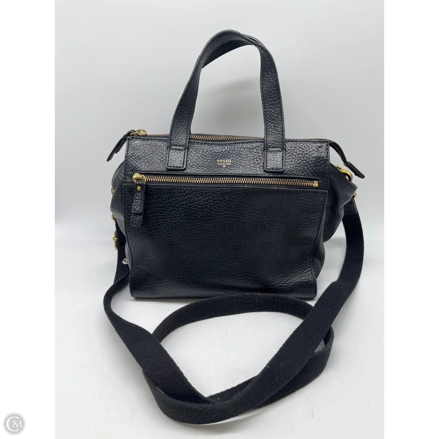 Crossbody Leather By Fossil, Size: Small