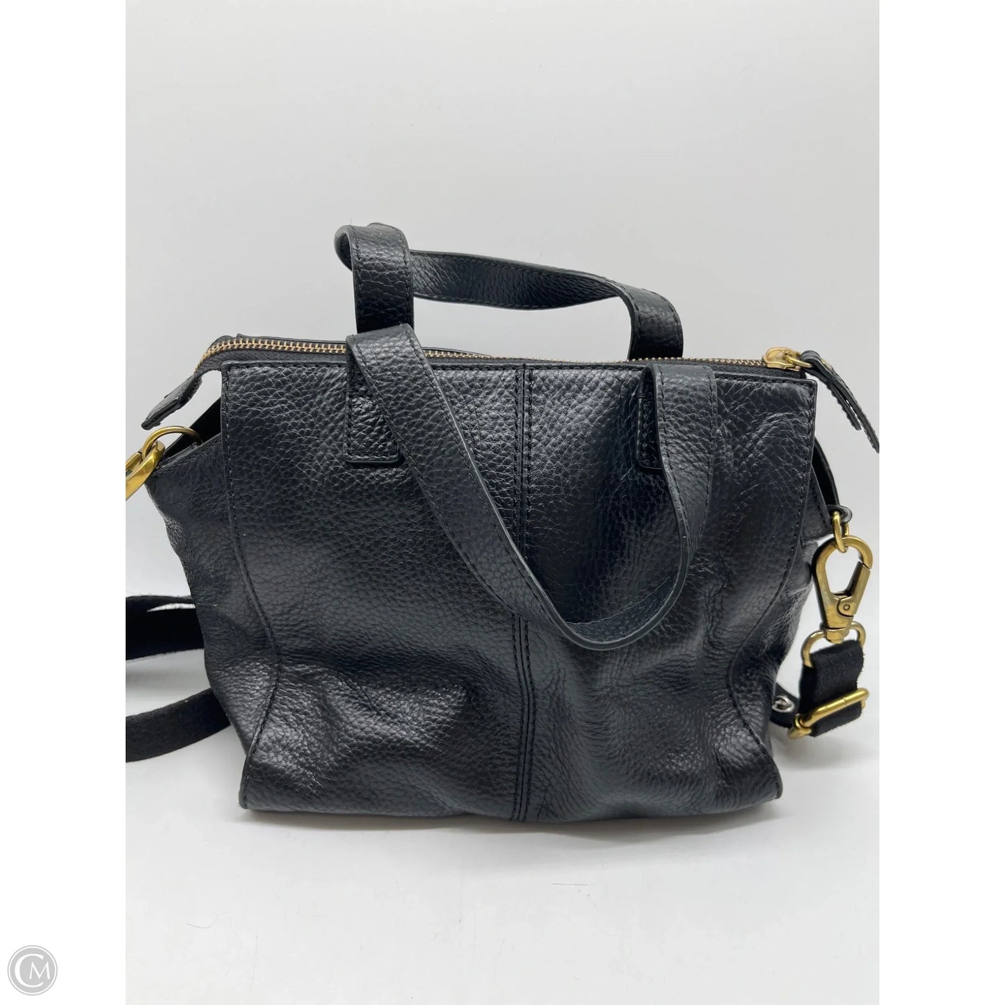 Crossbody Leather By Fossil, Size: Small