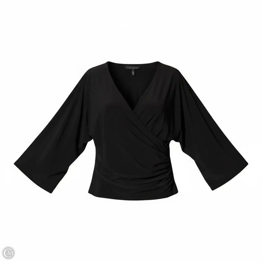 Top Long Sleeve By White House Black Market In Black, Size: L