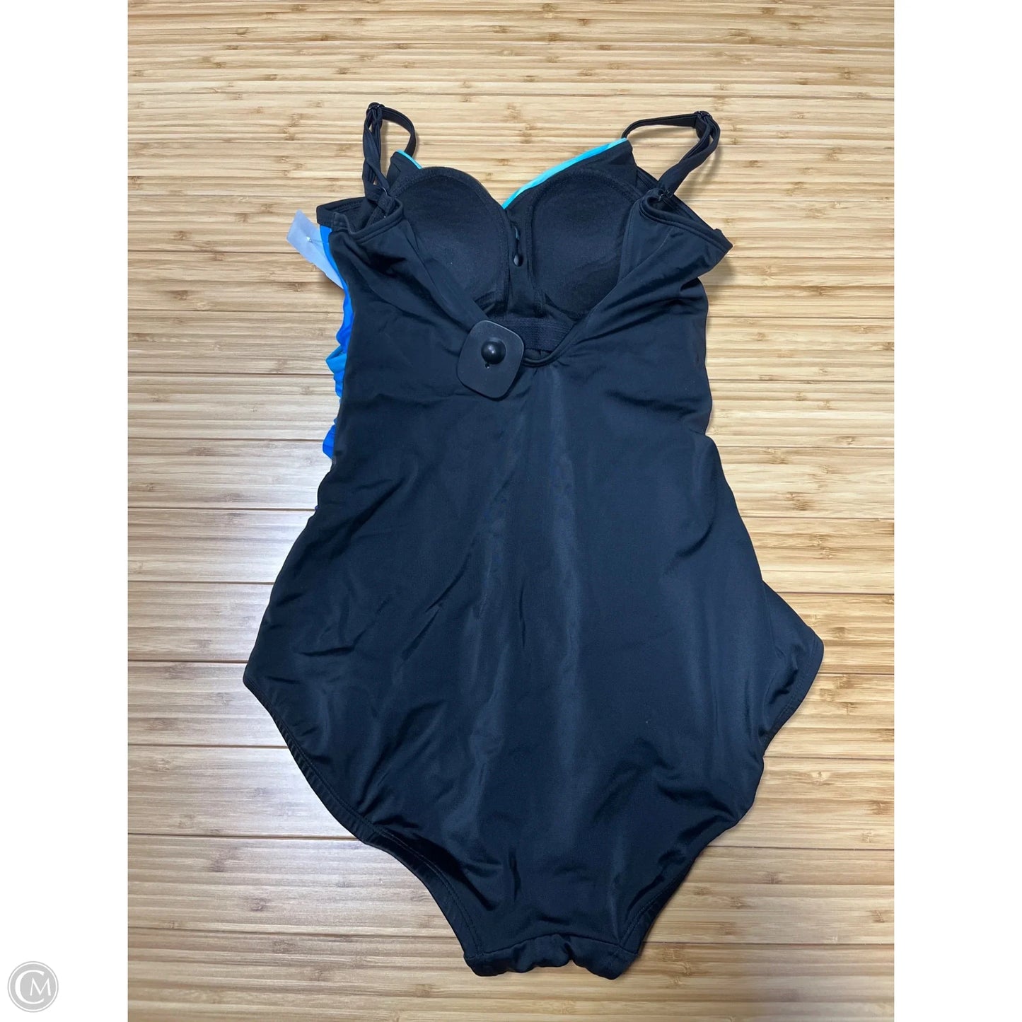Swimsuit By Clothes Mentor In Black & Blue, Size: S