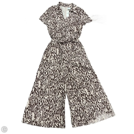 Jumpsuit By Maeve In Brown & Pink, Size: 10
