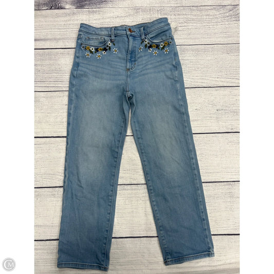 Jeans Straight By Lc Lauren Conrad In Blue Denim, Size: 12