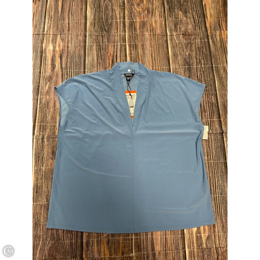 Top Short Sleeve By Buffalo David Bitton In Blue, Size: 1x