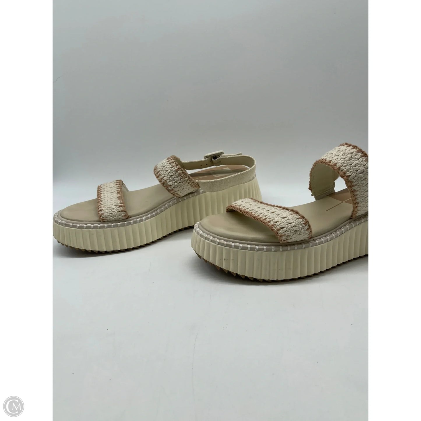 Sandals Heels Platform By Dolce Vita In Cream, Size: 8.5
