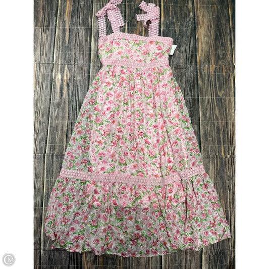 Dress Casual Maxi By By The River In Pink, Size: L