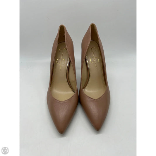 Shoes Heels Stiletto By Jessica Simpson In Tan, Size: 11